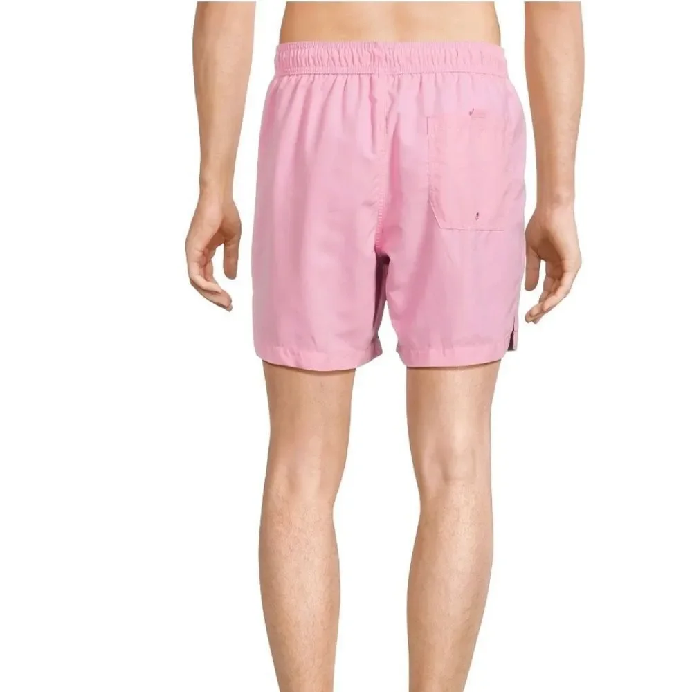 NWT George Men's Solid Light Pink Swim Shorts Swim Trunks Sz 2XL (44 - 46)